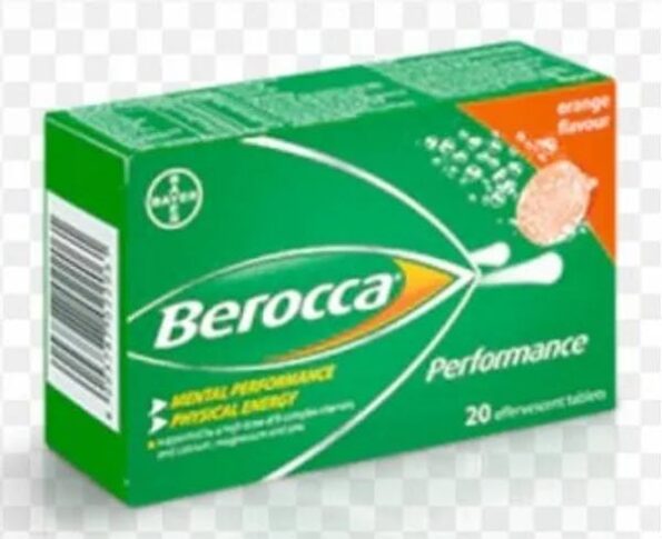 Berocca Performance Effervescent Tablets Orange 20s