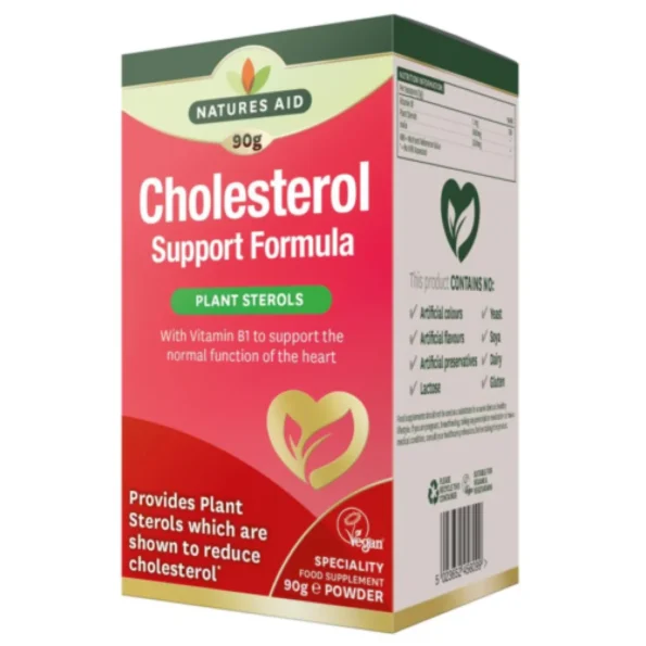 NATURES AID CHOLESTEROL SUPPORT FORMULA 90G