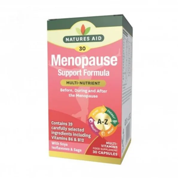 NATURES AID MENOPAUSE SUPPORT FORMULA 30'S