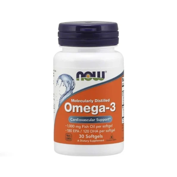 NOW Omega 3 Soft gels 1000mg