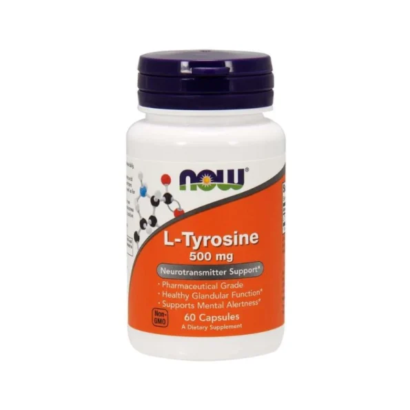 NOW L Tyrosine 500mg Caps 120's