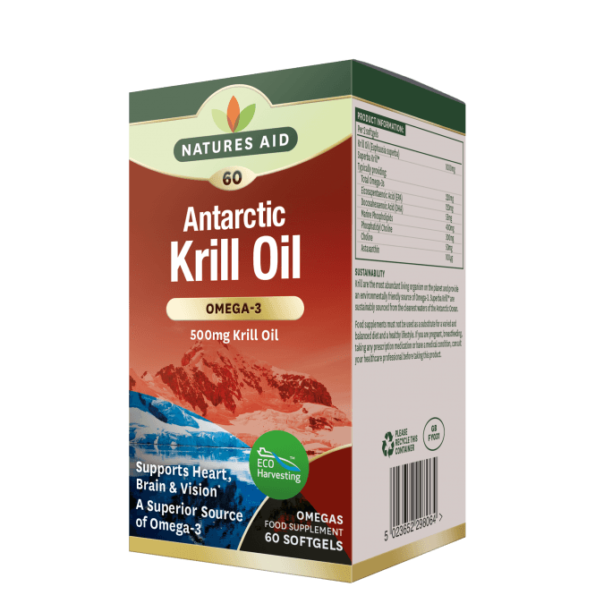 Natures Aid Krill Oil 500mg 60s