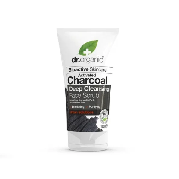 Dr Organic Charcoal Face Scrub 125 ml