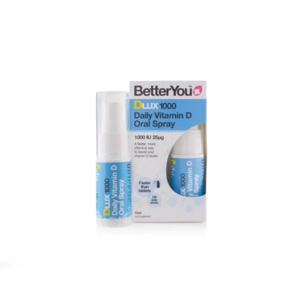 Better You Dlux Vitamin D3 1,000iu Spray 15ml